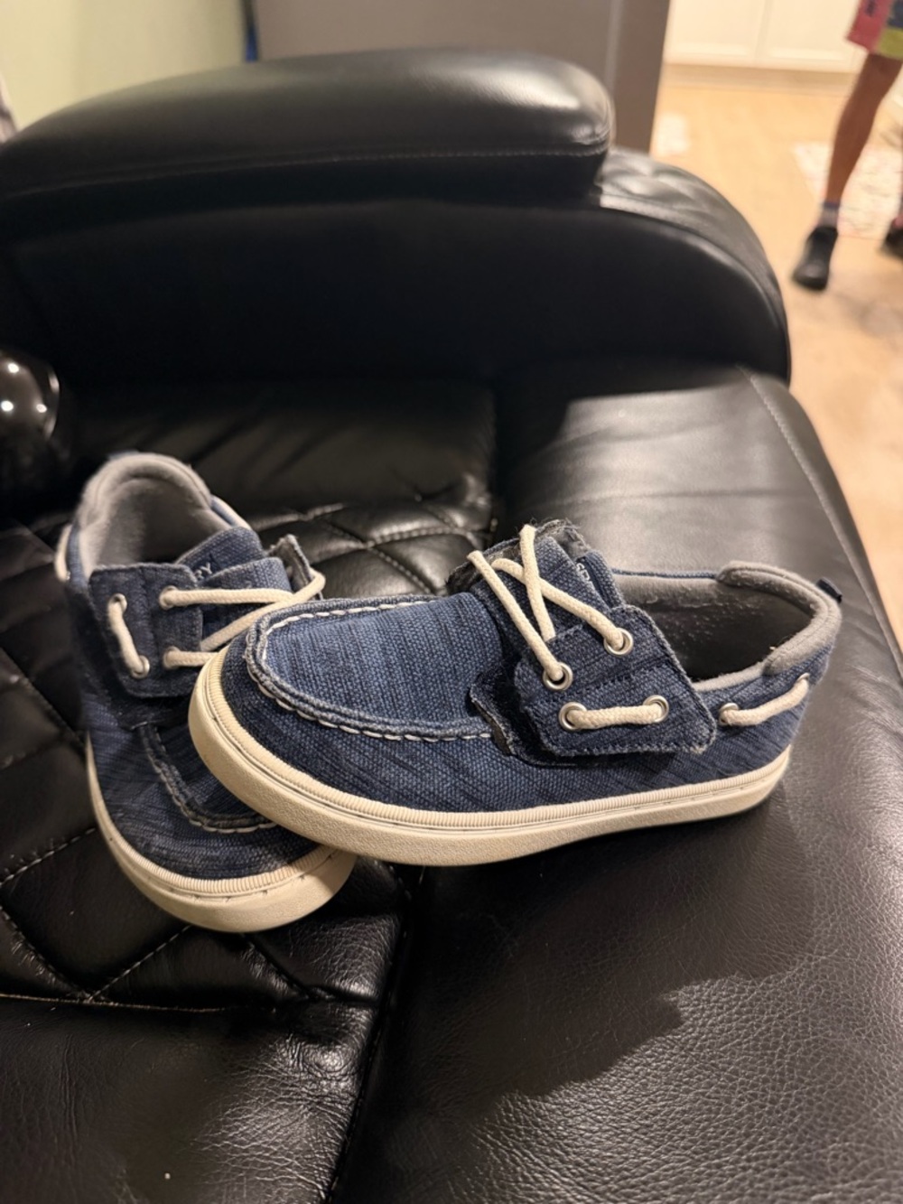 Sperry Kids Navy Blue Canvas Boat Sneakers